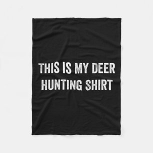 Couverture Polaire C'Est Ma Chasse Aux Cerfs