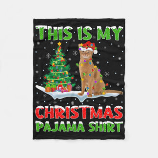 Couverture Polaire C'est ma chemise de pyjama de Noël Noël