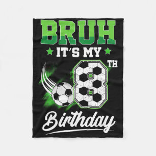 Couverture Polaire C'est mon 8e anniversaire garçon fan de sport 8 an