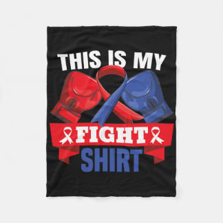 Couverture Polaire C'Est Mon Chemise De Combat Chd Coeur Lutte S