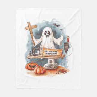 Couverture Polaire c'est mon costume de quilter effrayant
