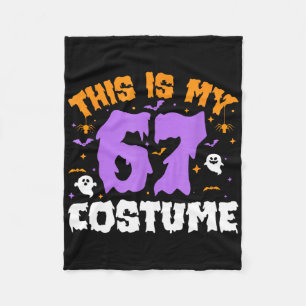 Couverture Polaire C'est mon costume d'Halloween 67 numéro 6 7 Mème S