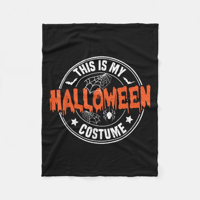 Couverture Polaire C'est mon déguisement d'Halloween drôle  (Devant)
