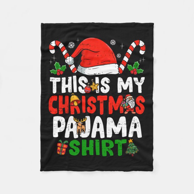 Couverture Polaire C'est mon pyjama de Noël, drôle de Noël  (Devant)