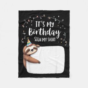 Couverture Polaire C'est mon signe d'anniversaire Ma chemise Nouveaut