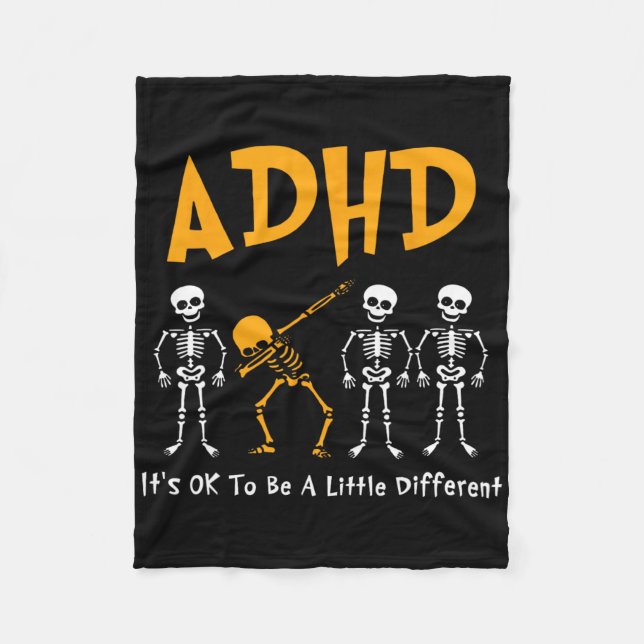 Couverture Polaire C'est Ok D'être Un Peu Différent Adhd Sensibilisat (Devant)