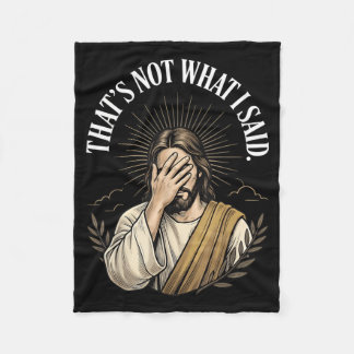 Couverture Polaire C'est Pas Ce Que Dit Le Chrétien Jésus Foi Meme