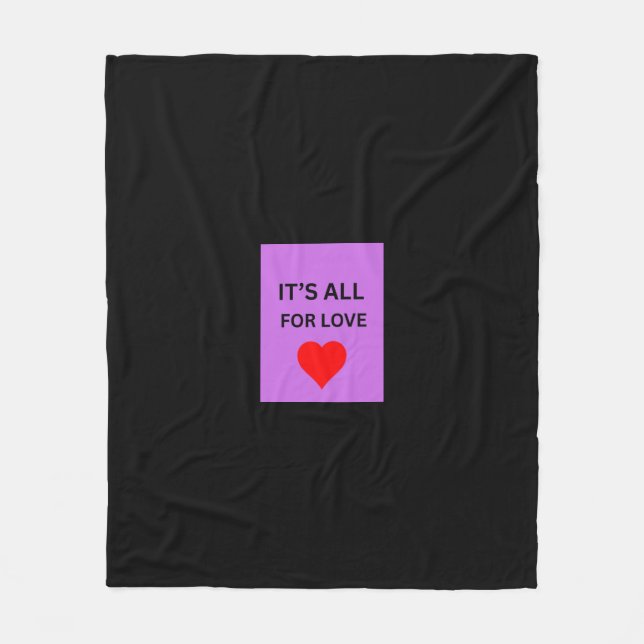 Couverture Polaire c'est tout pour l'amour (Devant)