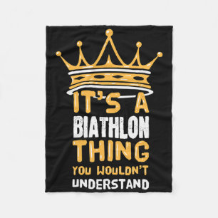 Couverture Polaire C'est un biathlon que vous ne comprendriez pas Fun