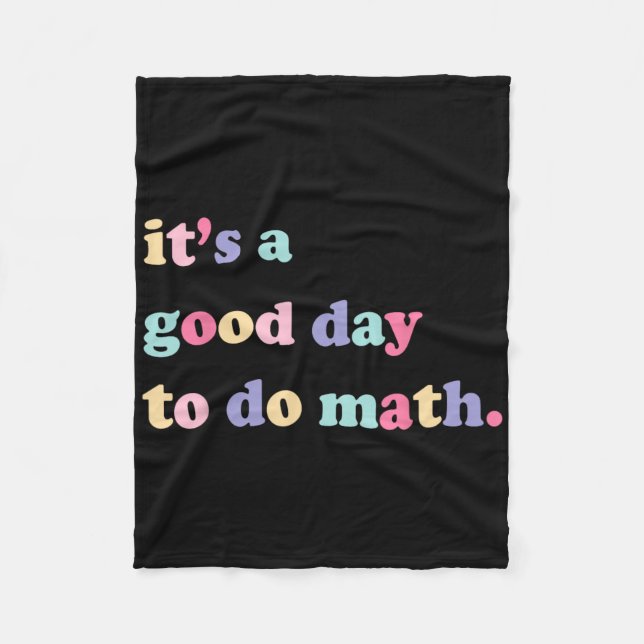 Couverture Polaire C'est un bon jour pour faire des maths pour les en (Devant)