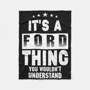 Couverture Polaire C'est une chose Ford que vous ne comprendriez pas