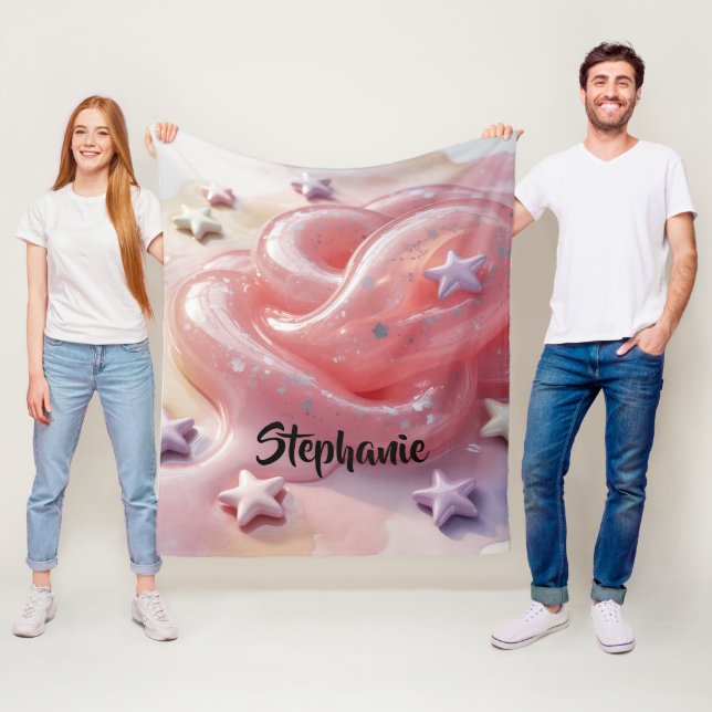 Couverture Polaire C'est une fête d'anniversaire slime pour le cadeau (En situation)