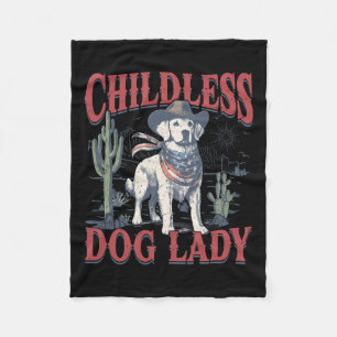 Couverture Polaire Cette Dame De Chien Sans Enfant Vote Kamala Harris