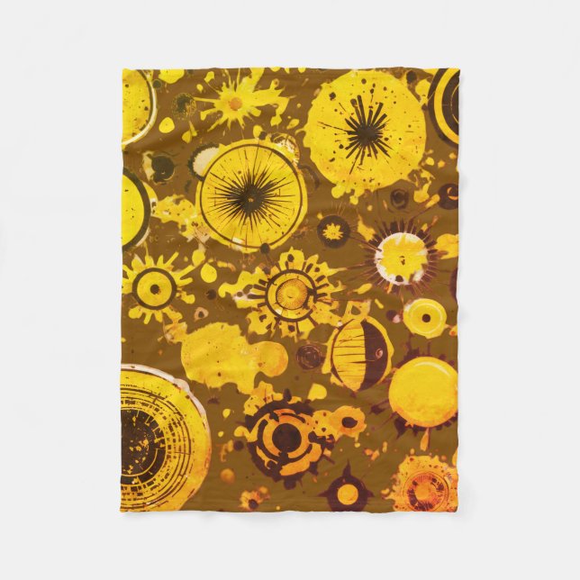 Couverture Polaire Cette gerbe de projections jaunes  (Devant)
