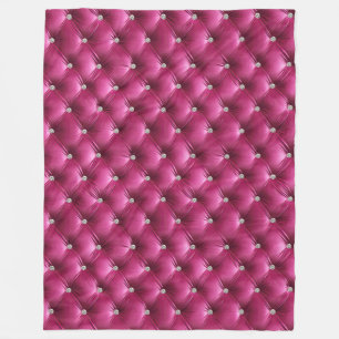 Couverture Polaire Chaleureux Rose Faux Velvet