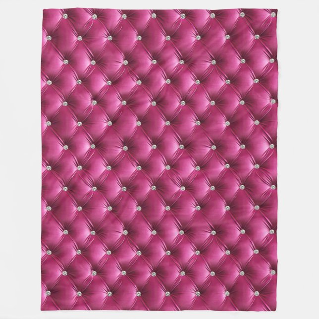 Couverture Polaire Chaleureux Rose Faux Velvet (Devant)