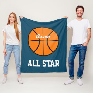 Couverture Polaire Chambre Personnalisée Basketball Blanket Cadeau