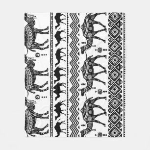 Couverture Polaire Chameaux décoratifs Design Motif sans soudure