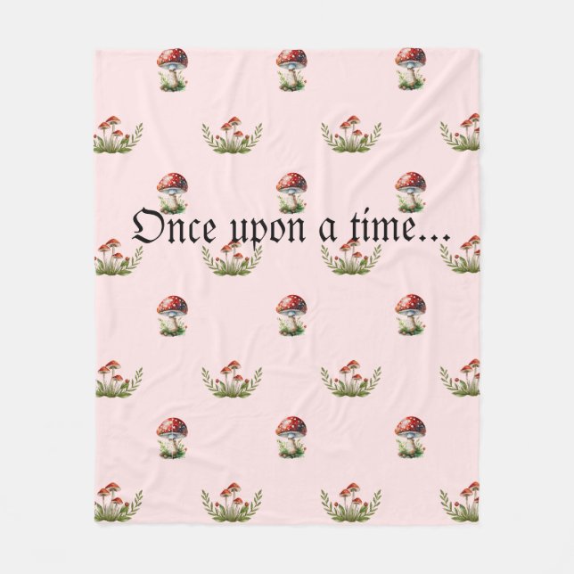 Couverture Polaire Champignons Imaginaires (Devant)