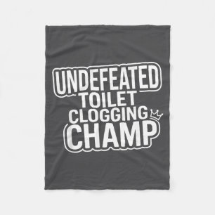Couverture Polaire Champion de Bouchage Toilette Invaincu