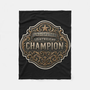 Couverture Polaire Champion poids léger Mma boxe kickboxing Champ B