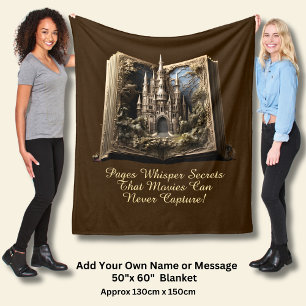 Couverture Polaire Changer le texte, Pages Whisper Secrets, Réserver