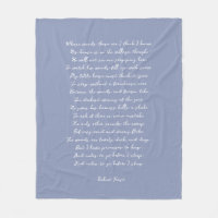 Chanson de poème personnalisé bleu poussiéreux Cit