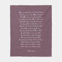 Chanson de poème personnalisé violet poussiéreux C