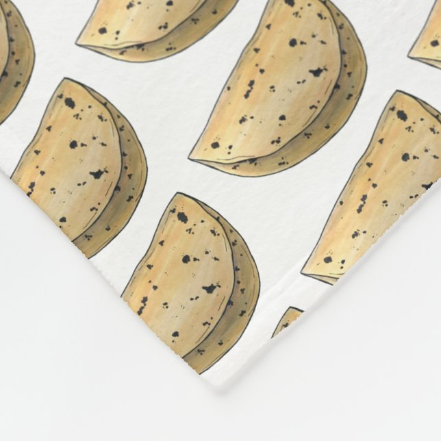 Couverture Polaire Chapati Roti Indian Food Unleaved Flatpain (Coin)