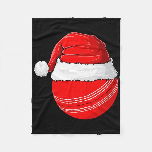 Couverture Polaire Chapeau de Noël de Santa Cricket de Noël  (Devant)