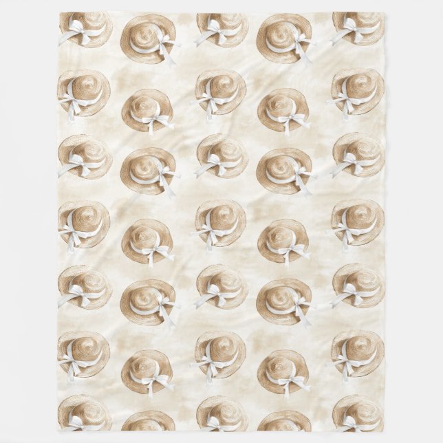 Couverture Polaire Chapeaux de plage Cream Sand   (Devant)
