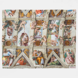 Couverture Polaire Chapelle Sixtine Michelangelo - Vatican, Rome, Ita