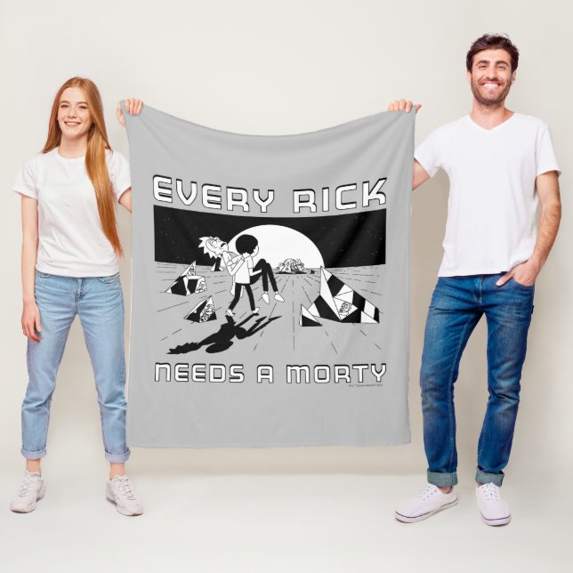 Couverture Polaire Chaque Rick A Besoin D'Un Morty (En situation)