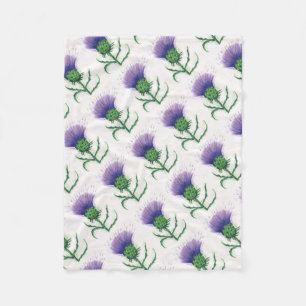 Couverture Polaire Chardon avec une torsion de tartan