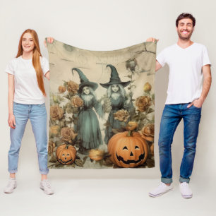Couverture Polaire Chariot Halloween vintage (6)