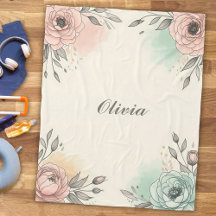 Charmant aquarelle Fleurs Sketchy