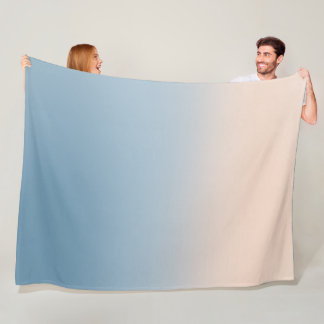 Couverture Polaire Charme ombré côtier : Inspiré de la plage