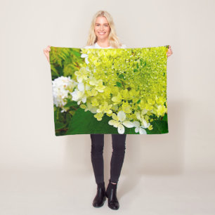 Couverture Polaire Chartreuse Vert, Limelight Hydrangea,