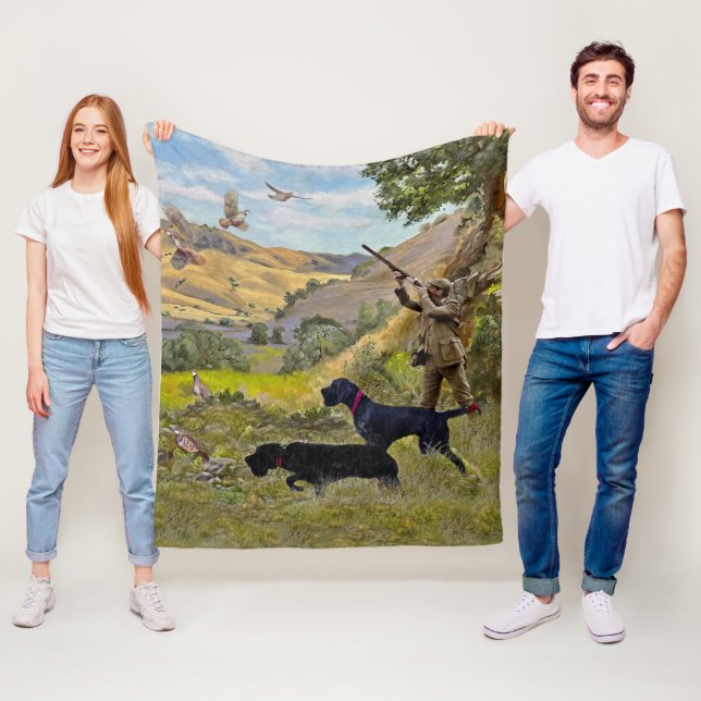 Couverture Polaire Chasse à la perdrix de Chukar (En situation)