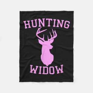 Couverture Polaire Chasse À La Veuve - Chasseur De Femme De Cerf