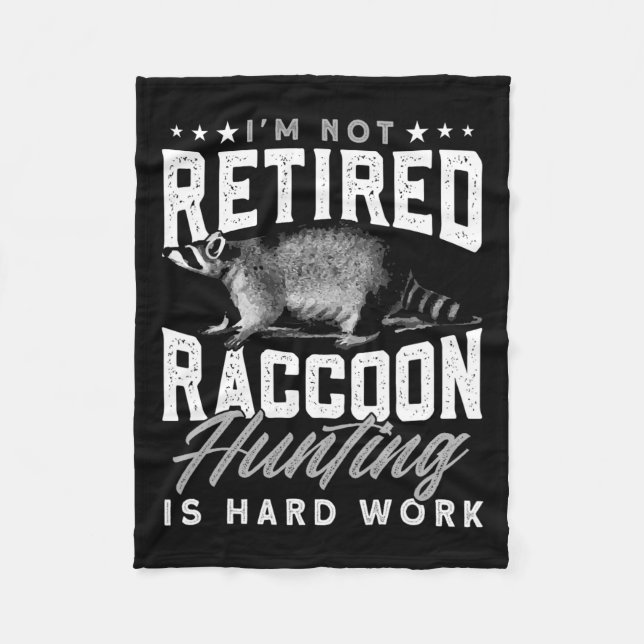 Couverture Polaire Chasse au piège Chasseur de cocons retraité Chasse (Devant)