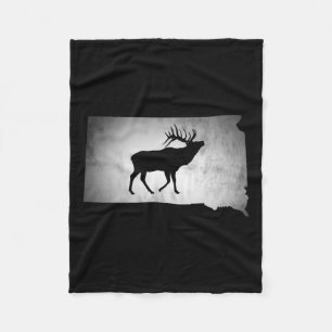 Couverture Polaire Chasse au wapiti du Dakota du Sud