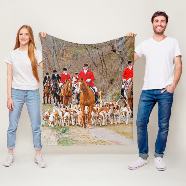 Couverture Polaire Chasse aux chiens (En situation)