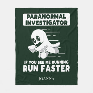 Couverture Polaire Chasse aux fantômes Paranormal Enquêteur Exécuter
