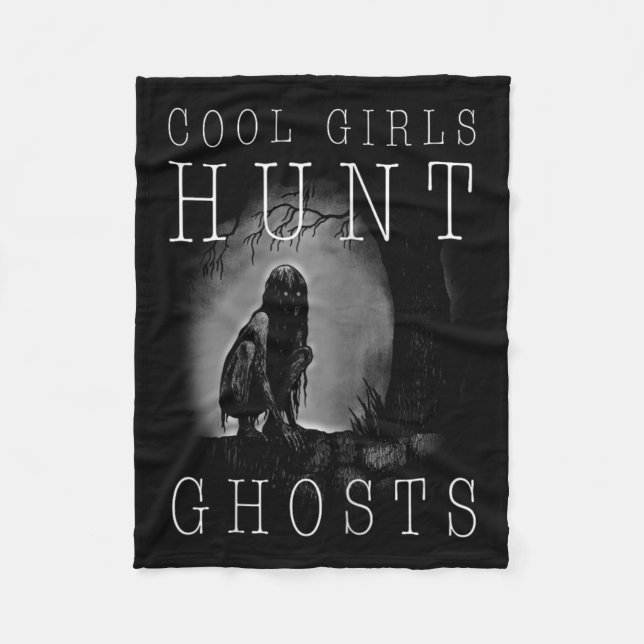 Couverture Polaire Chasse Fantôme Chemise Drôle Ghosthunter Girl Para (Devant)