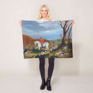 Couverture Polaire Chasse traditionnelle anglaise Fox Chasse Chien de