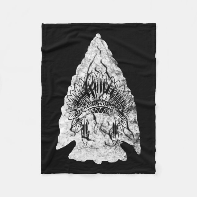 Couverture Polaire Chasseur de pointes Arrowhead Amérindien Chasse de (Devant)