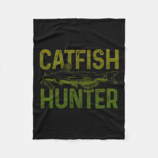 Couverture Polaire Chasseur de poisson catfish Pêche Cadeau