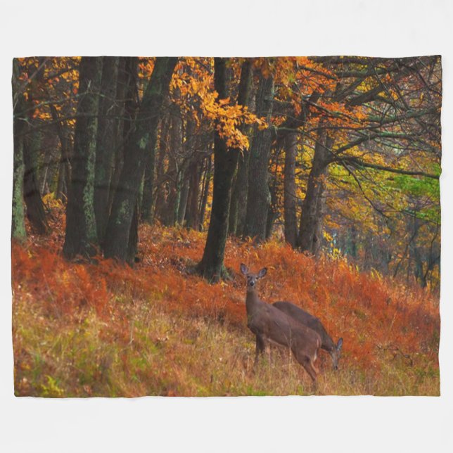 COUVERTURE POLAIRE CHASSEURS DE CERFS CAMO (Devant (Horizontal))