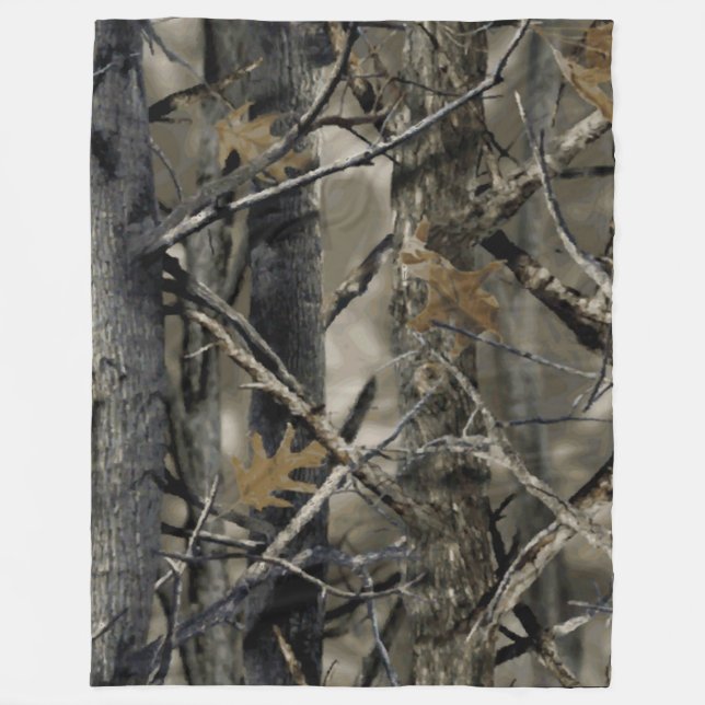 COUVERTURE POLAIRE CHASSEURS DE CERFS CAMO 1 (Devant)